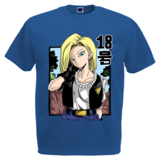  Dragon Ball Android 18 - Férfi Póló férfi póló