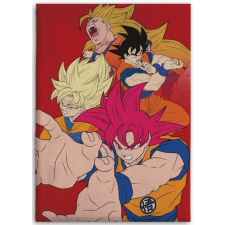 Dragon Ball Hues of Power coral fleece takaró 110x150cm lakástextília
