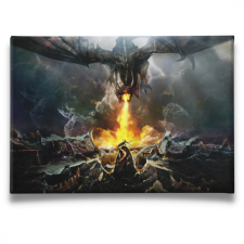 Dragon Fight - Vászonkép grafika, keretezett kép