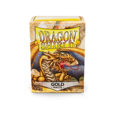  Dragon Shield Borítók - Matte Gold (100 db) kártyajáték