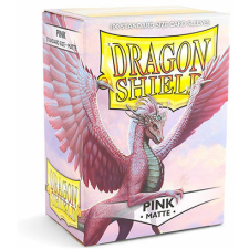 Dragon Shield Borítók - Matte Pink (100 db) kártyajáték