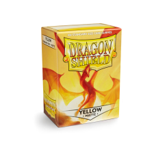  Dragon Shield Borítók - Matte Yellow (100 db) kártyajáték