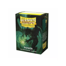 Dragon Shield Matte Metallic Green/ Power 63x88 kártyavédő társasjáték