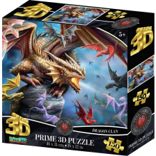  Dračí klán 3D optikai hatású puzzle 150 darabos puzzle, kirakós