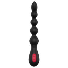 Dream Toys Cheeky Love - akkus, anál gyöngysor vibrátor (fekete) anál