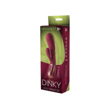 Dream Toys Dinky Jimmy K. Duo - akkus, csiklókaros vibrátor (bordó) vibrátorok