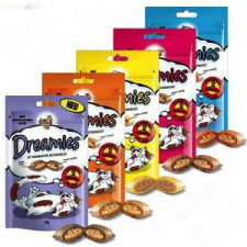 Dreamies Mix Töltött falatkák - hal/sajt (60g) jutalomfalat macskáknak