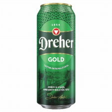 Dreher Sörgyárak Zrt. Dreher Gold minőségi világos sör 5% 0,5 l sör