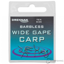 Drennan Barbless Wide Gape Carp 14 horog horog