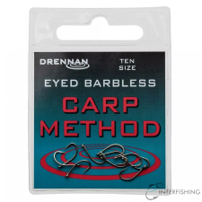 Drennan Eyed Barbless Carp Method 16 horog horog