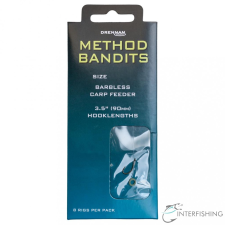 Drennan Method Bandit Carp Method 12 előkötött horog horog