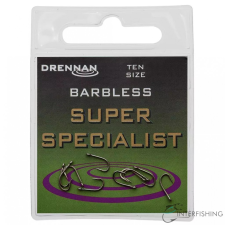 Drennan Super Specialist Barbless 02 horog horog