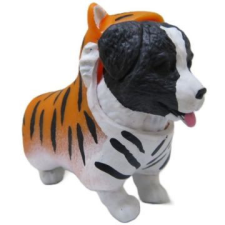 Dress Your Puppy: Állati kiskutyák 2. széria - Berni pásztor tigris ruhában játékfigura
