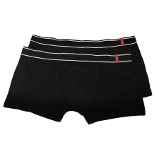 Dressa 133 pamut férfi boxer short - fekete - 2db | 2XL férfi alsó