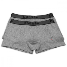 Dressa Dressa 131 Anatomy pamut férfi boxeralsó - szürke - 2db | L férfi alsó