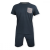  Dressa Home zsebes rövidujjú biopamut rövidnadrágos férfi pizsama - sötétkék | XL