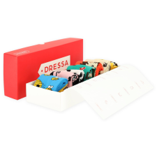  Dressa Socks pamut mintás női zokni szett - 7 pár női zokni