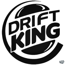  Drift King &quot;1&quot; - Szélvédő matrica matrica