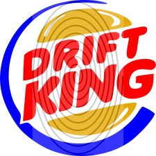 Driftking (3 színű) - autómatrica, autódekor autó dekoráció