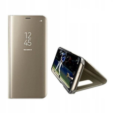 DRO Tok Clear View Samsung S22 Ultra arany tok tok és táska