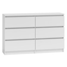Drohmo M6 120 2X3 komód, fehér bútor