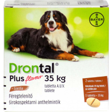 Drontal Drontal plus tabletta 35 kg 2 db élősködő elleni készítmény kutyáknak