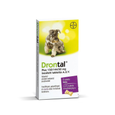 Drontal Plus ízesített féreghajtó tabletta 6x élősködő elleni készítmény kutyáknak