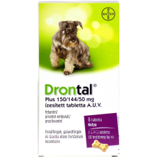  Drontal Plus tabl. a.u.v. (kutya) 6x vitamin, táplálékkiegészítő kutyáknak