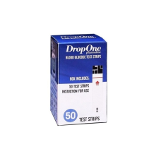 Dropone vércukormérő tesztcsík 50 db gyógyászati segédeszköz