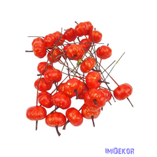  Drtóos tök 2,5cm 30db/csomag - Narancs dekorációs kellék