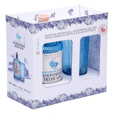  Drumshanbo Gunpowder gin díszdobozban 1 pohárral DRS (0,7L / 43%) gin