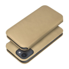 Dual Pocket Apple iPhone 15 Pro flip tok, arany tok és táska