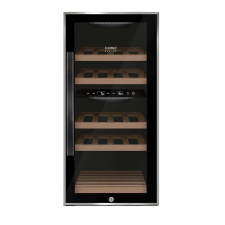 Dual Zone borhűtő, 24 palack, Caso Germany, WineClassic 24, fekete borhűtőgép