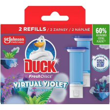 Duck Fresh Discs WC Virtual Violet 2 × 36 ml utántöltő tisztító- és takarítószer, higiénia