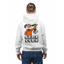 Duck Hunt, Game over - Unisex Zipzáros Pulóver női pulóver, kardigán