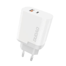 DUDAO A6XSEU USB-A + USB-C QC3.0 PD 22.5W hálózati töltő (6970379617298) (6970379617298) mobiltelefon kellék