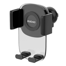 DUDAO F8Max szellőzőrácsra szerelhető autós telefontartó átlátszó-fekete (6973687244033) mobiltelefon kellék