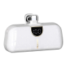 DUDAO K20SL mini power bank beépített Lightning csatlakozóval 5000mAh - fehér