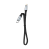 DUDAO L10P cable USB Type C - Lightning PD20W 0.23m black (L10P)