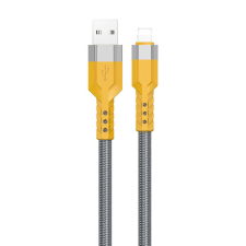 DUDAO L23AL USB-A apa - Lightning apa 30W Töltőkábel - Szürke (1m) kábel és adapter