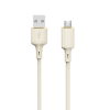 DUDAO L7SM USB-A - microUSB kábel 5A 1m - bézs