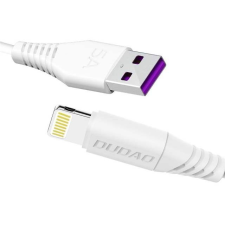 DUDAO USB / Lightning FASST töltő adatkábel 5A 2m fehér (L2L 2m fehér) mobiltelefon kellék