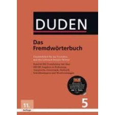  Duden 5 Das Fremdwörterbuch 11. Auflage idegen nyelvű könyv