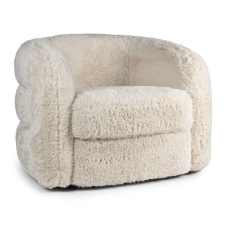  Duffy Forgószék - Világos Bézs/ Fekete bútor