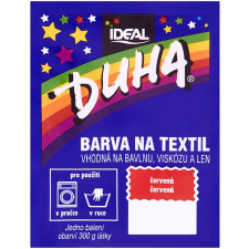 DUHA textilfesték, piros, 15 g tisztító- és takarítószer, higiénia