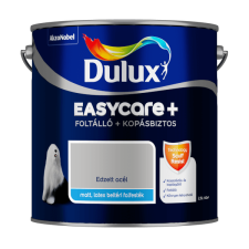 Dulux EASYCARE+ FOLTÁLLÓ+KOPÁSBIZTOS BELTÉRI FALFESTÉK 2,5L EDZETT ACÉL fal- és homlokzatfesték