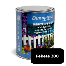 Dunaplaszt Kerítésfesték fekete 0,75 L Dunaplaszt zománcfesték
