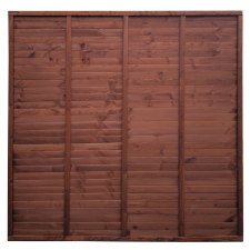  Dune kerítés - teak színre festett, 179x179 cm kerti bútor