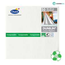 Duni Dunilin szalvéta WHITE, 40X40, 45db/csg, 12csg/karton higiéniai papíráru