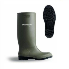 Dunlop 46-os sav-lúgálló zöld gumicsizma munkavédelmi cipő